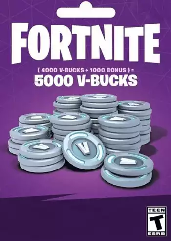 Fortnite - 5000 V-Bucks Gift Card Key
