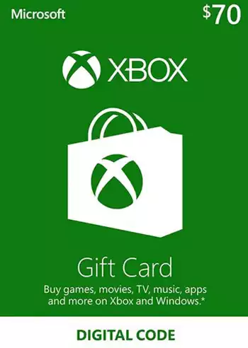 Xbox Live Gift Card 70 USD Xbox Live Key