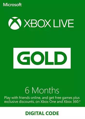 Xbox Live Gold 6 Months Xbox Live Key