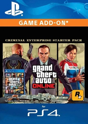 Grand Theft Auto V- Criminal Enterprise Starter Pack (DLC) (PS4) PSN Key